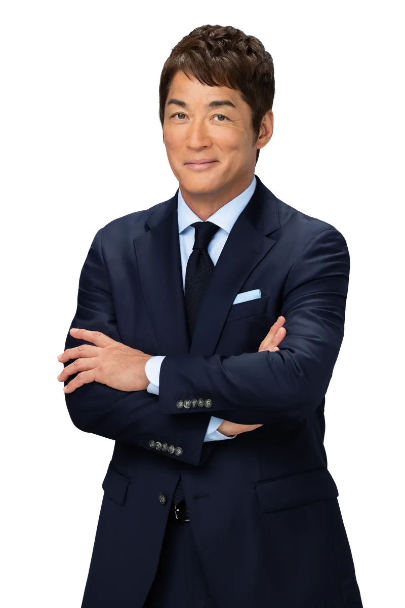腕を組んだ長嶋一茂